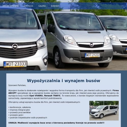 Wypożyczalnia busów na weekend w Warszawie