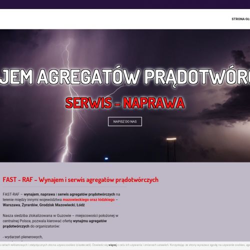 Wynajem agregatów prądotwórczych - żyrardów