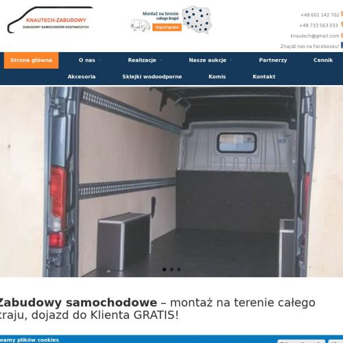 Zabudowa pojazdów dostawczych w Lesznie