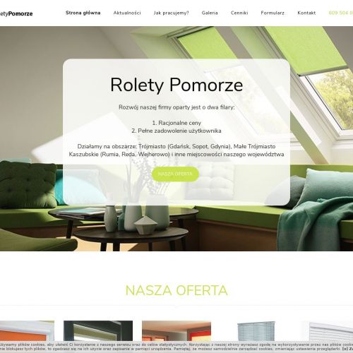 Rumia - rolety materiałowe