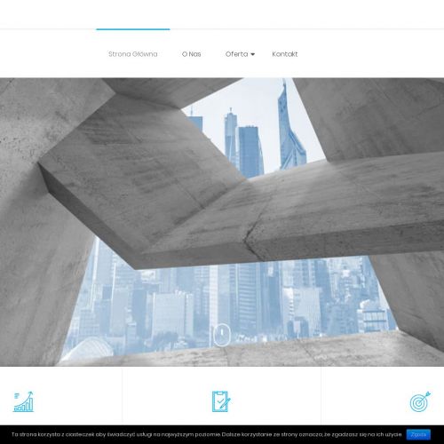 Szary cement portland