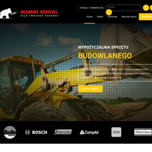 Wynajem maszyn budowlanych śląskie w Sosnowcu