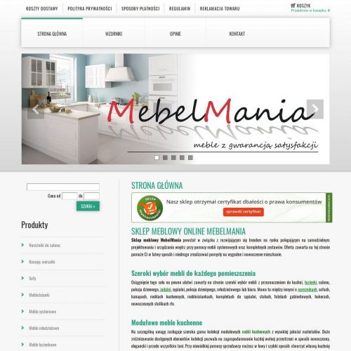 Meble kuchenne lakierowane