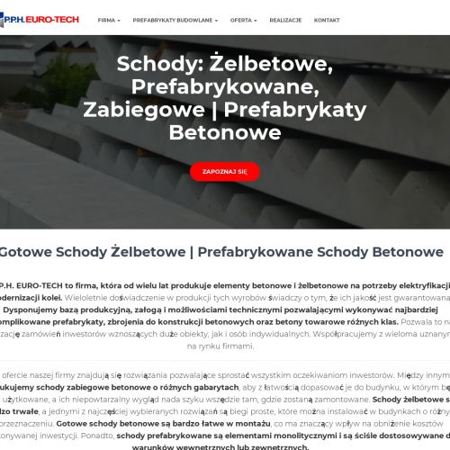 Poznań - schody żelbetonowe