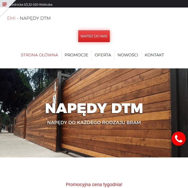 Jędrzejów - automaty do bram dwuskrzydłowych