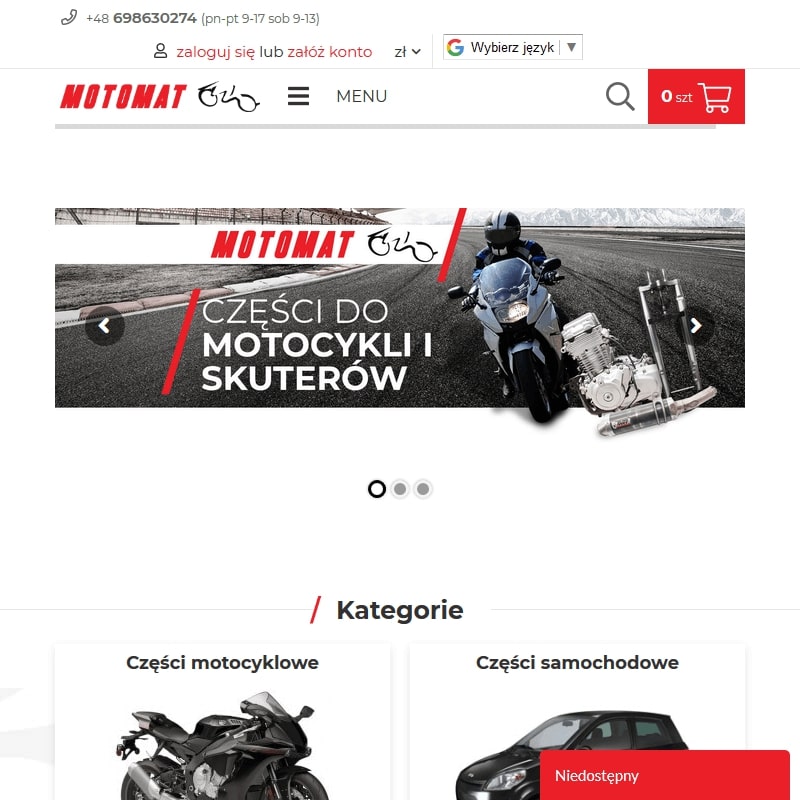 Części yamaha