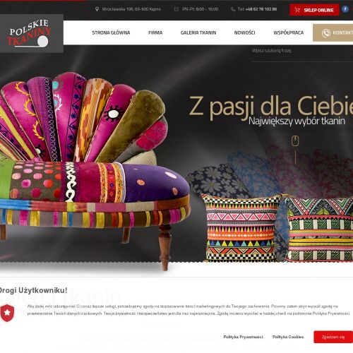 Tkaniny pikowane obiciowe