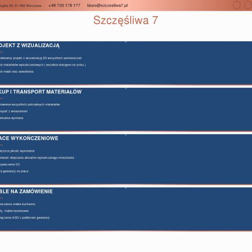 Wykończenia pod klucz - Warszawa