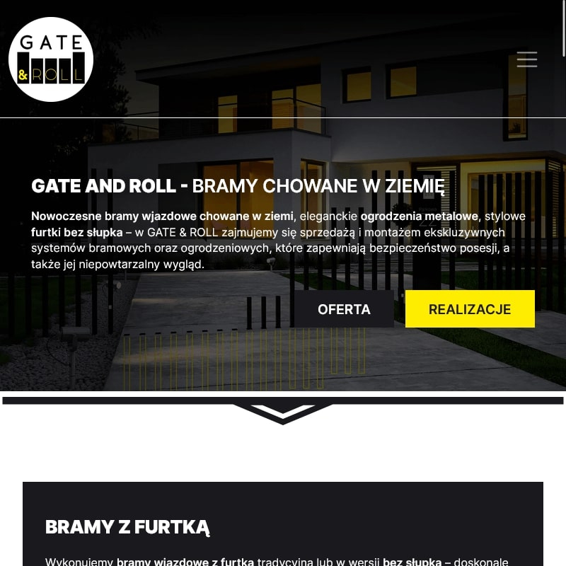 Brama wjazdowa nowoczesna