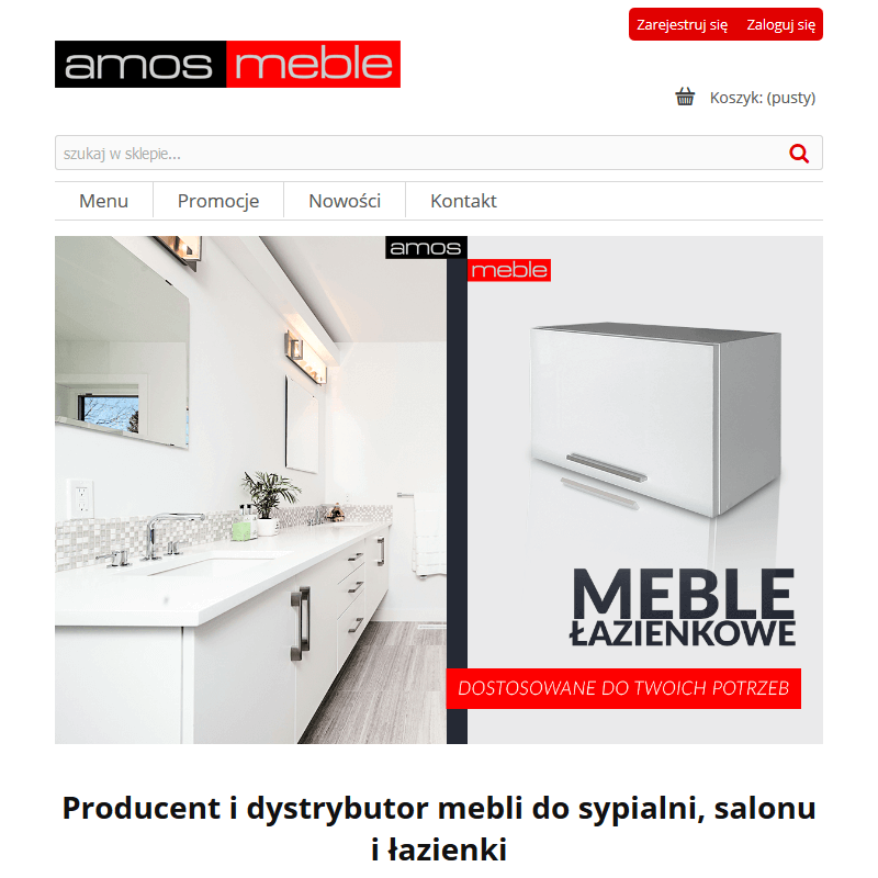 Kępno - szafka rtv połysk