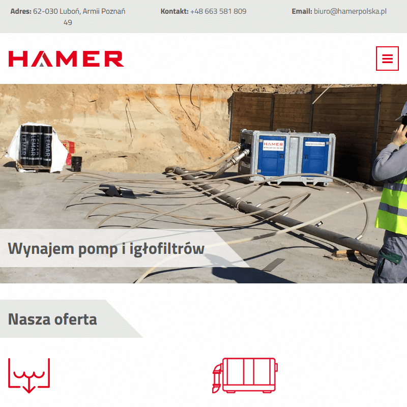 Odwadnianie wykopów w Warszawie