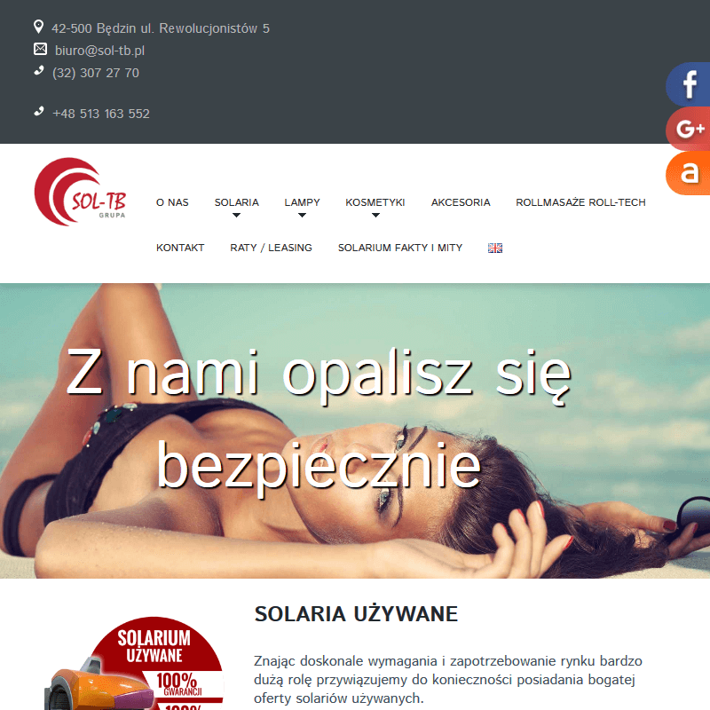 Solaria leżące sprzedaż