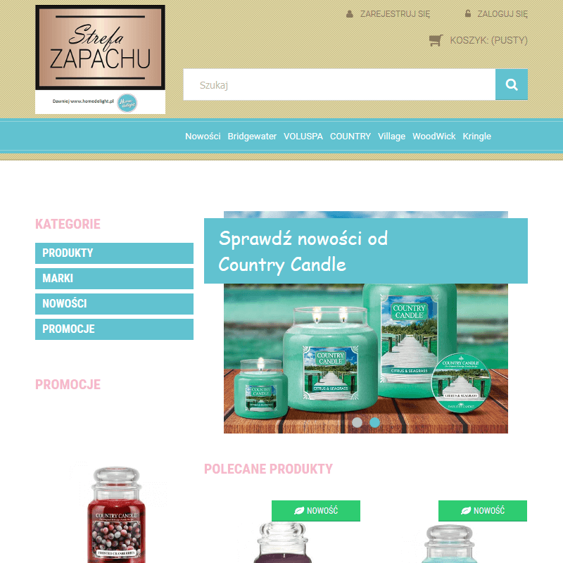 Wieluń - świece country candle