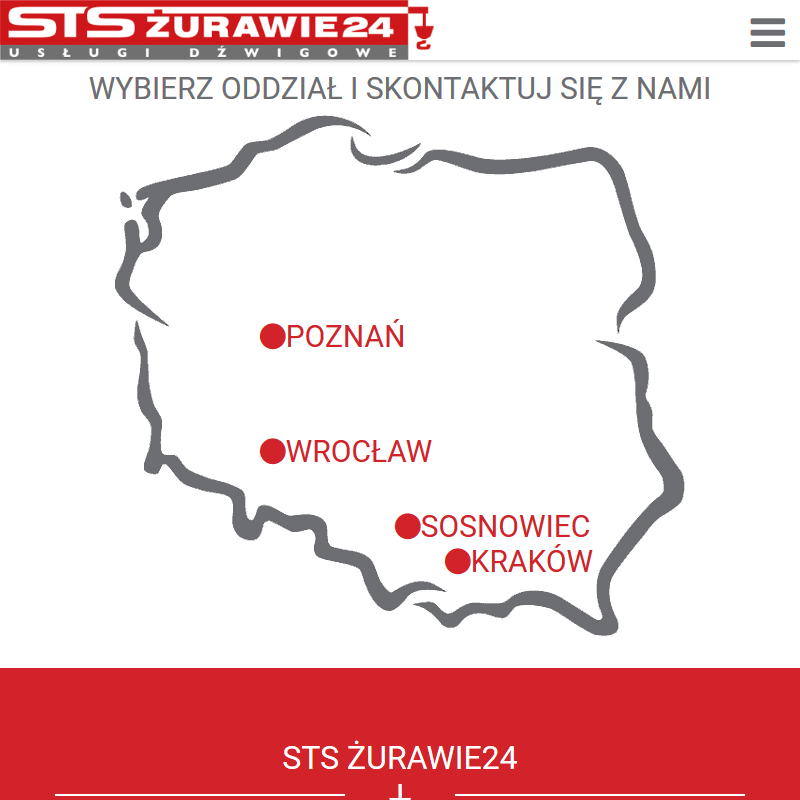 Wynajem żurawi samochodowych - Gliwice